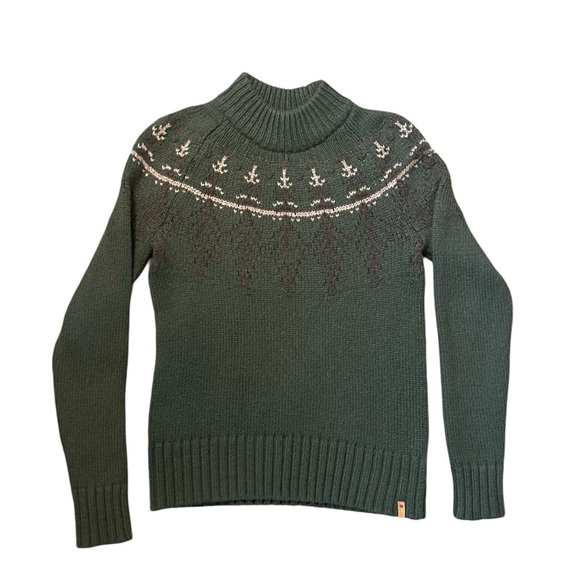 Tentree Women’s Deep Green Knitted Sweater - Picture 2 of 15